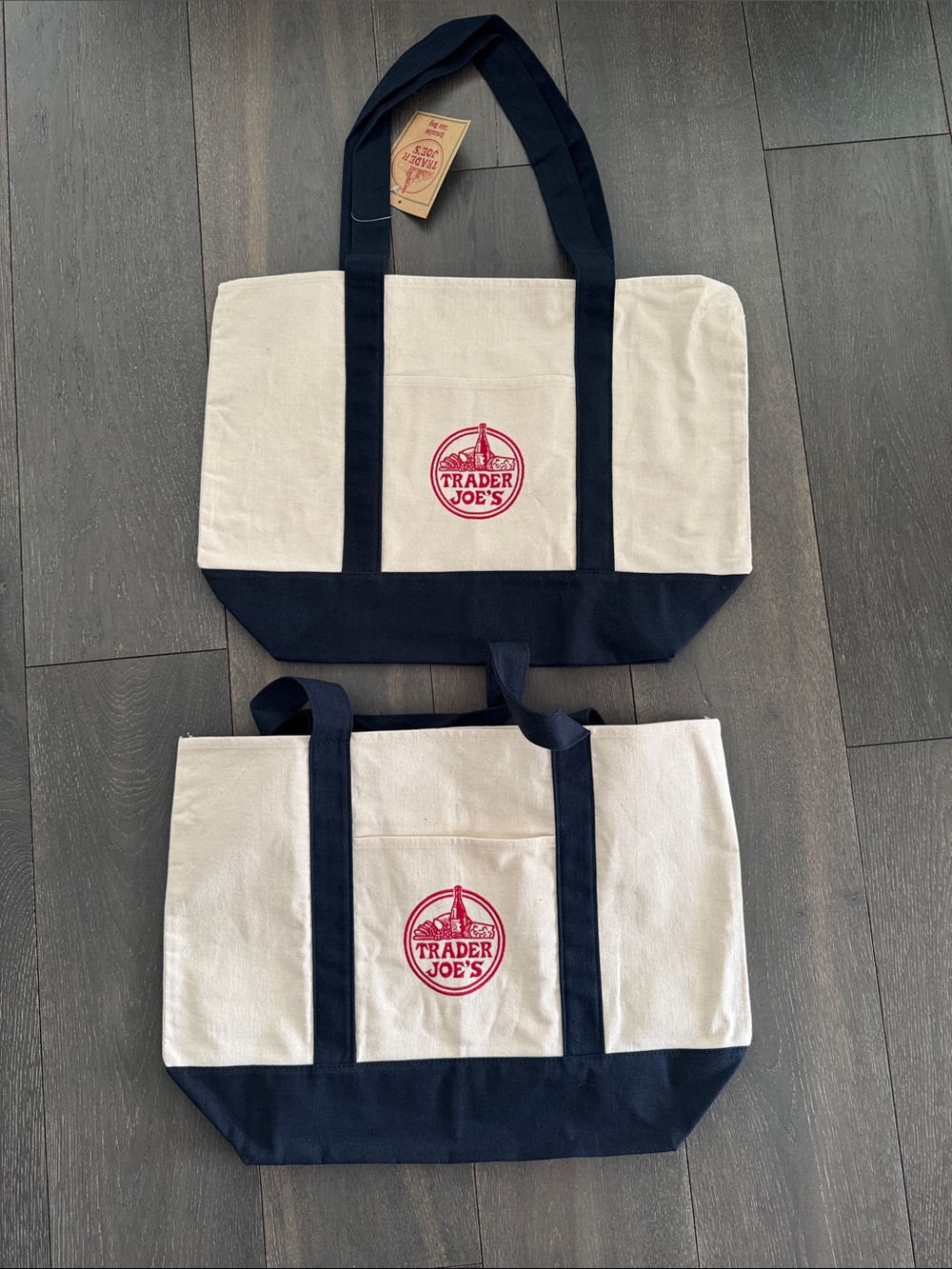 2 Trader Joe’s Tote canvas bag